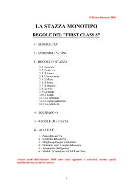 Stazza aggiornata 2006-2016 - Classe First Class 8 &ndash; ITA