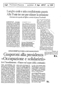 marted&igrave; 3 luglio 2012