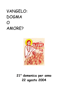 libretto della Messa