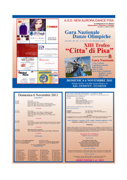 asd new aurora dance pisa