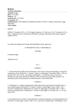Legge 27 dicembre 2013, n. 147