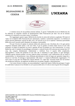 libretto 2011 - Associazione Italiana Sommelier Romagna