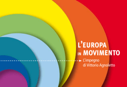 Vittorio Agnoletto - L`Europa in Movimento