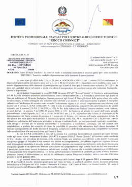 54 Termini presentazione domande