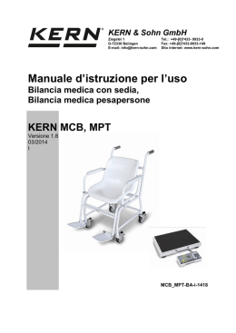 Manuale d`istruzione per l`uso