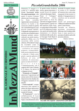 Luglio 2006 - Comune di Cirimido