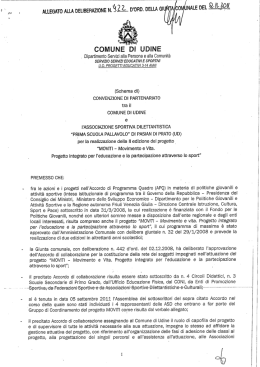 ALLEGATO ALLA osuaemzroue nono. DELLA G! A cc NALE