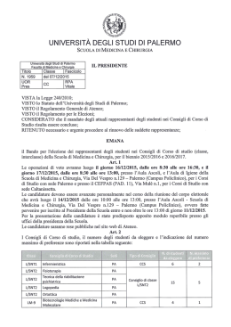 Allegato - Università degli Studi di Palermo