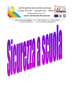 del file - I&deg; Circolo Diattico Benedetto Croce