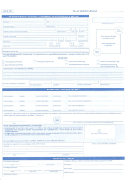 Dichiarazione sostitutiva ordinarie certificazioni