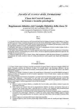 L.T. in Scienze e Tecniche Psicologiche