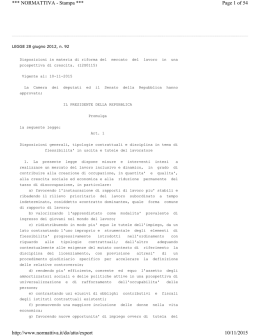 Legge n. 92 2012 - Università della Valle d`Aosta