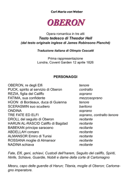 oberon - di cose un po