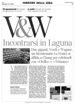 V & W Incontrarsi in Laguna
