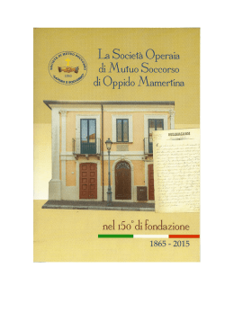 Page 1 Page 2 Rocco Liberti La Societ&agrave; Operaia di Mutuo Soccorso