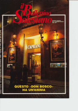 Untitled - Bollettino Salesiano