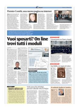 Vuoi sposarti? On line trovi tutti i moduli