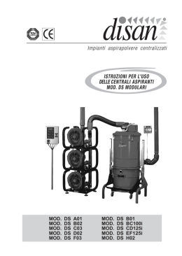 Manuale uso centrali trifase