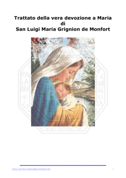Trattato della vera devozione a Maria