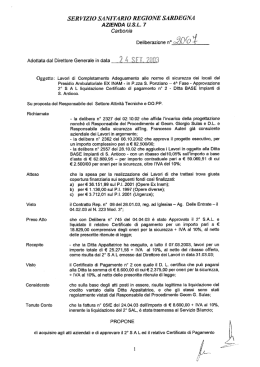 SER VIZIO SANITARIO REGIONE SARDEGNA