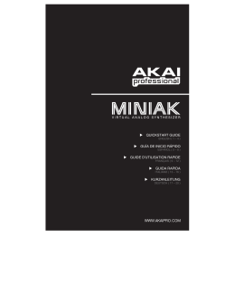 MINIAK Quickstart Guide - RevA