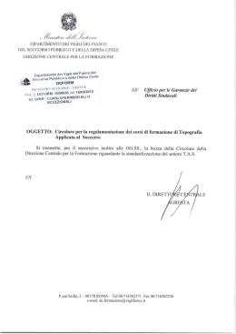 Scarica l`allegato - Confsal Vigili del Fuoco