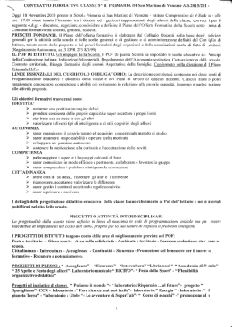 contratto formativo 5B Primaria S. Martino