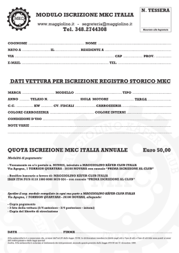 n. tessera - Maggiolino K&auml;fer Club