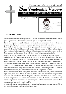 Foglietto in PDF - Home Parrocchia di San Vendemiano