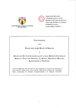 Convenzione Territoriale 2015 - Studenti e laureati