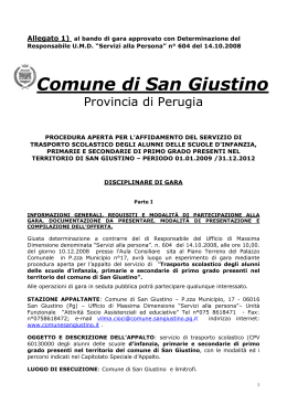 disciplinare di gara trasporti san giustino 08