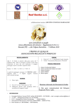 Visualizza il programma della manifestazione