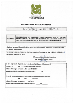 Documento  - Parco Nazionale dell`Alta Murgia