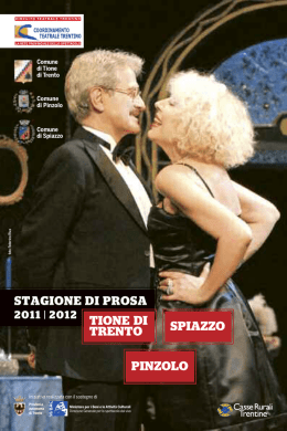 stagione di prosa tione di trento pinzolo spiazzo