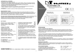 Manuale d`uso