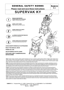Manuale Supervak 40-50-55-60
