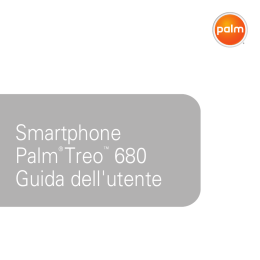 Smartphone Palm&reg; Treo&trade; 680 Guida dell`utente