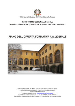 POF 2015_16 - IPSSCTS Gaetano Pessina