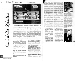 Luci de[[a Ki5a[ta - Compagnia della Rancia