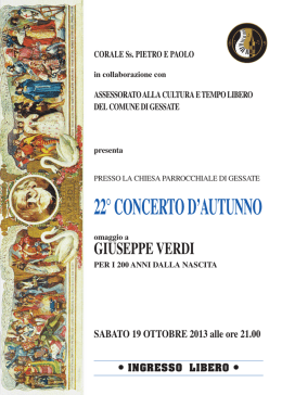 musica - Corale Ss. Pietro e Paolo