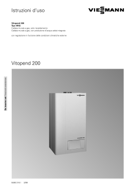 Vitopend 200 - Certificazione energetica