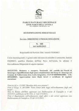 Scarica il documento - Parco Naturale Regionale dell`Antola