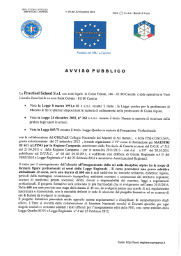 Scarica il bando - Practical School