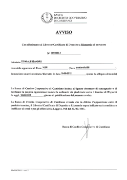 Scanned Document - Banca di Credito Cooperativo di Cambiano