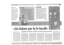 "Risorse economiche e qualità per rilancio" Catricalà