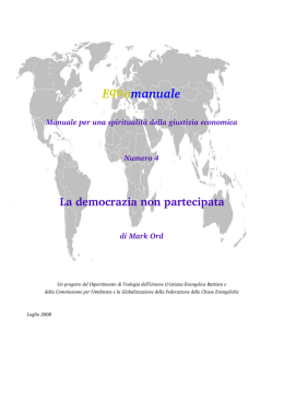 La democrazia non-partecipata