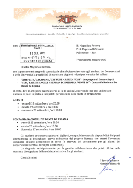 Comunicato - Politecnico di Bari