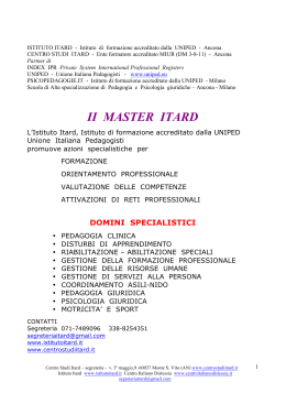 Master - Associazione Spazioacca