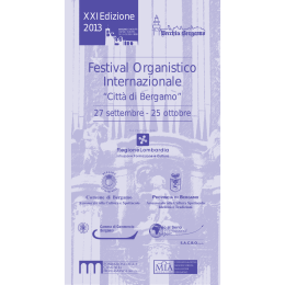 Scarica il libretto del Festival Organistico 2013 in pdf