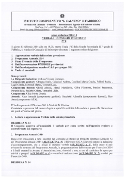 ISTITUTO COMPRENSIVO &ldquo;I. CALVINO&rdquo; di FABBRICO